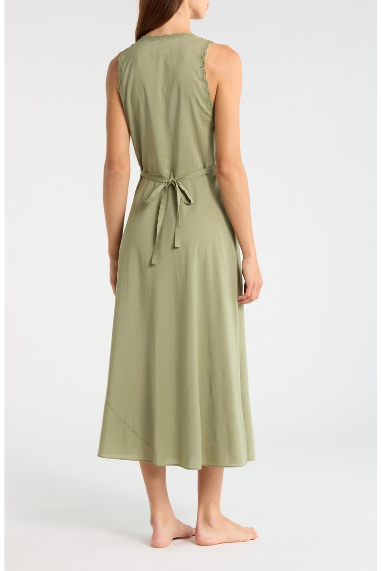 Lila Sleeveless Sleep Dress, Alternate, color, ARTICHOKE