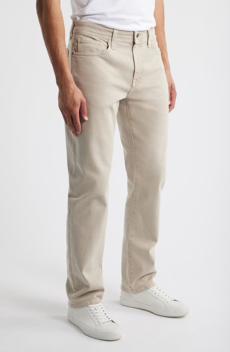 Nordstrom Slim Straight Leg Jeans, Alternate, color, Tan Oxford