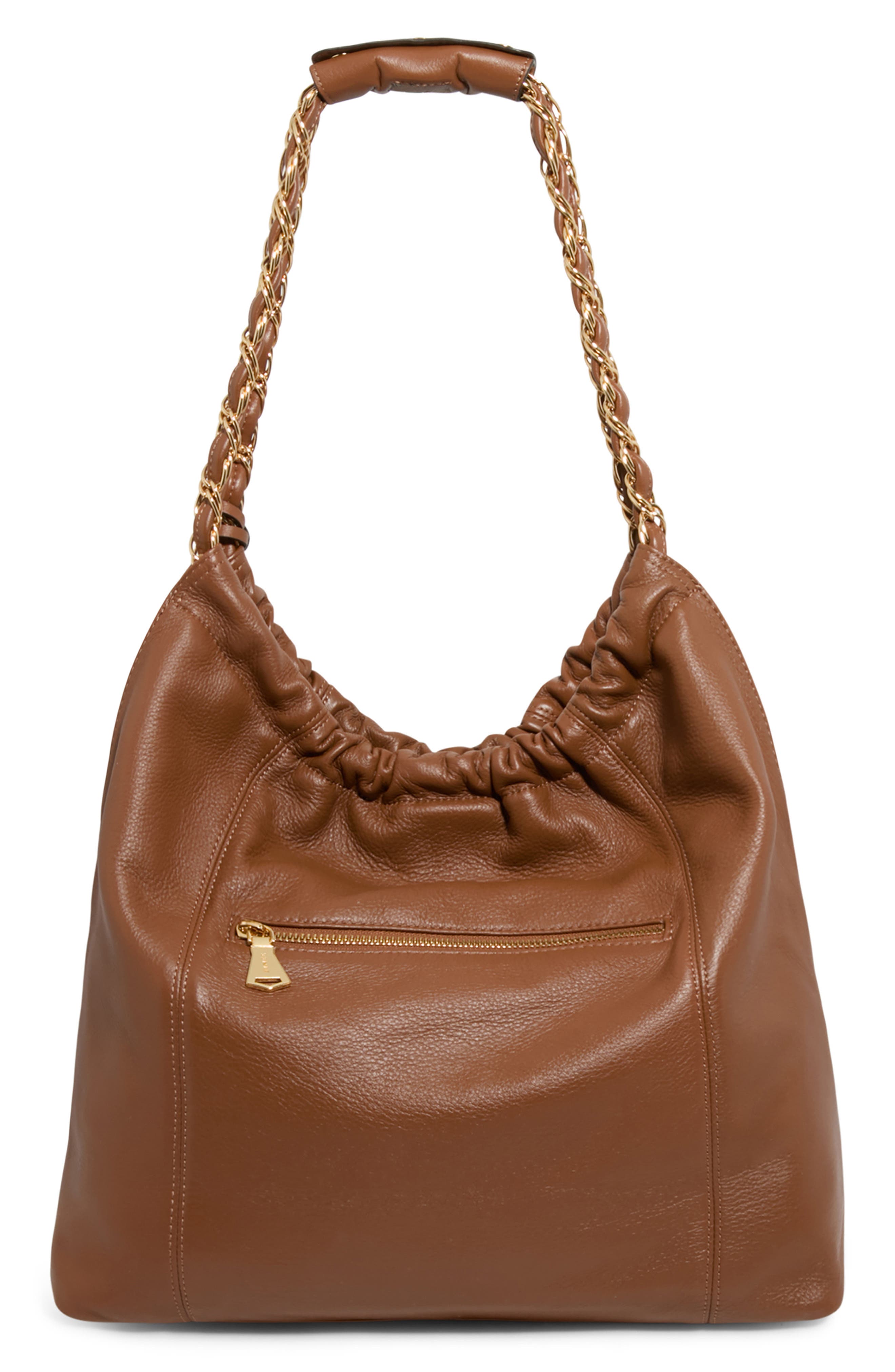 Large Lennon Shoulder Bag, Alternate, color, CHESTNUT