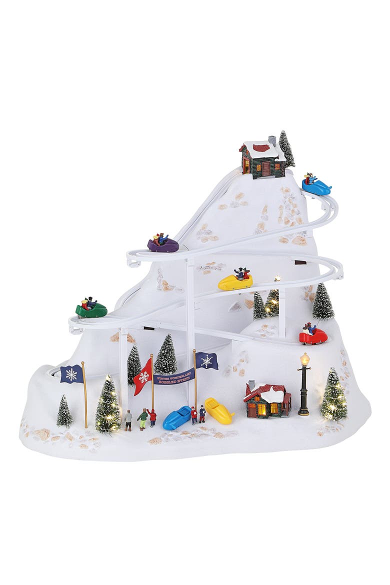 20 in. Winter Wonderland Bobsled Ride, Main, color, Multicolored