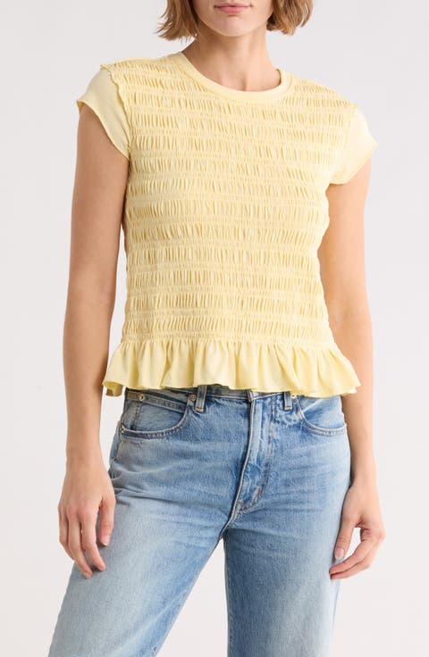 Smocked T-Shirt