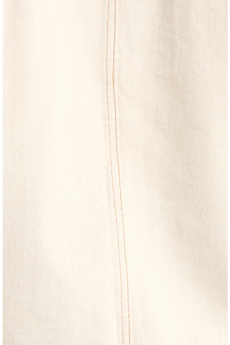 Topstitch Denim Jacket, Alternate, color, HEATHERED BIRCH/ CARAMEL
