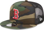 New Era Men's New Era Camo Boston Red Sox Woodland Camo Trucker 9FIFTY Snapback Hat