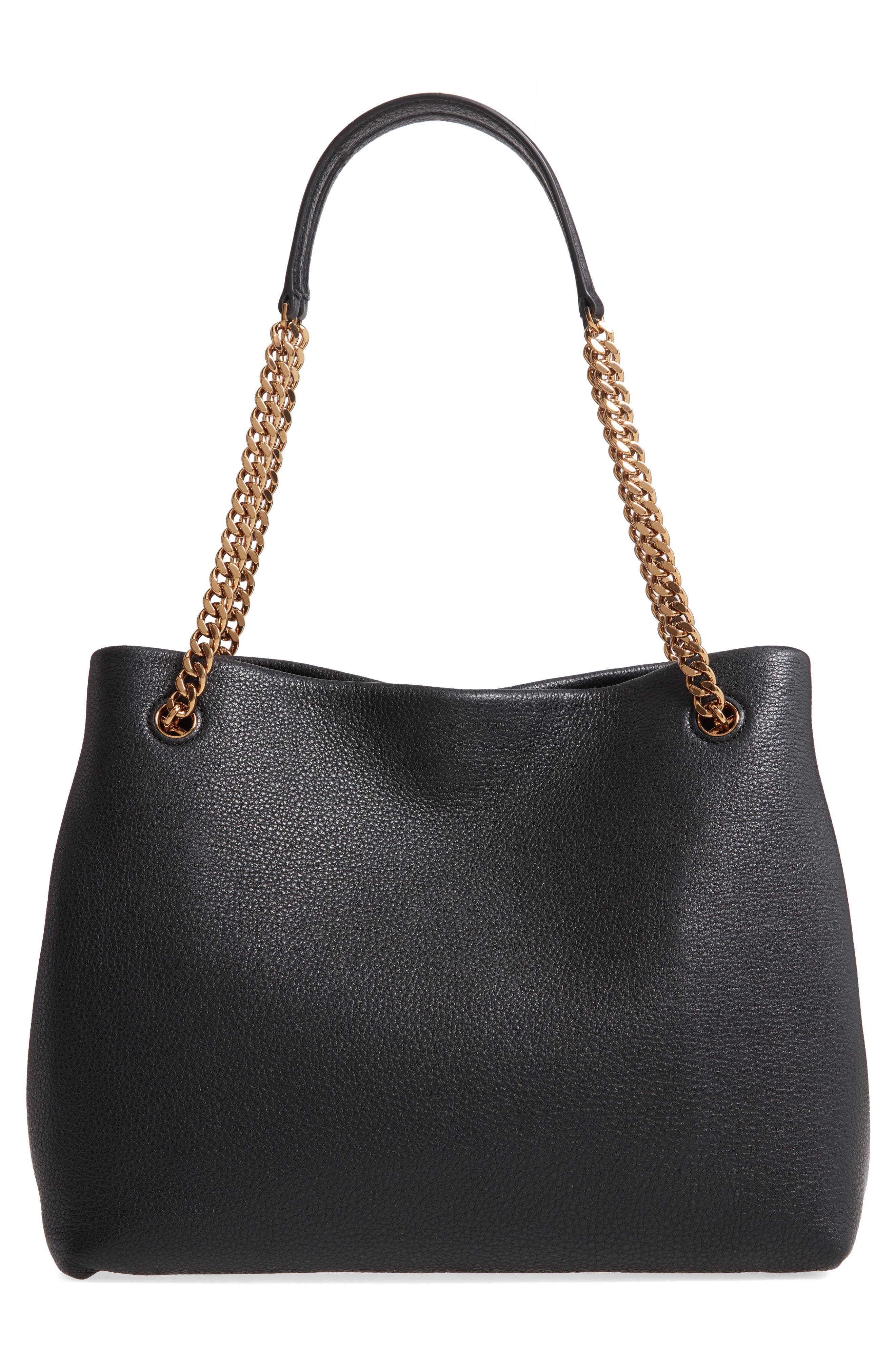 Tory Burch Kira Leather Tote, Alternate, color, 