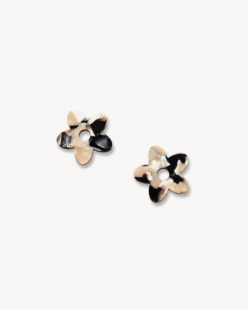 Machete Petite Flower Charms In Abalone