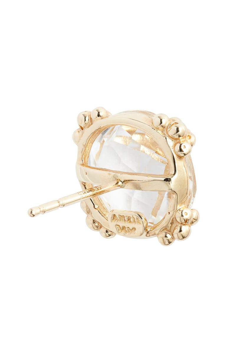 Anzie Dew Drop Stud Earrings, Alternate, color, Clear Topaz