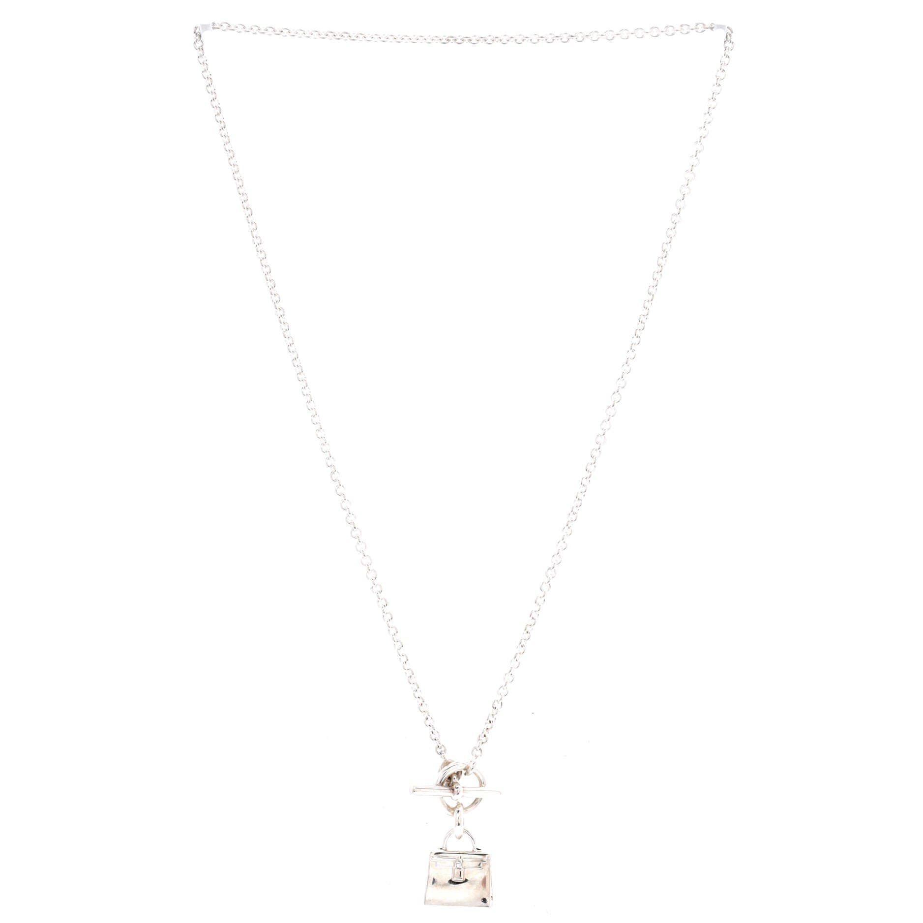 Amulettes Kelly Pendant NM Necklace Sterling Silver, Alternate, color, Metallic Silver