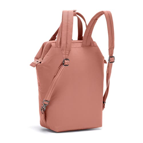 Shop Pacsafe Citysafe Cx Mini Backpack In Econyl Rose