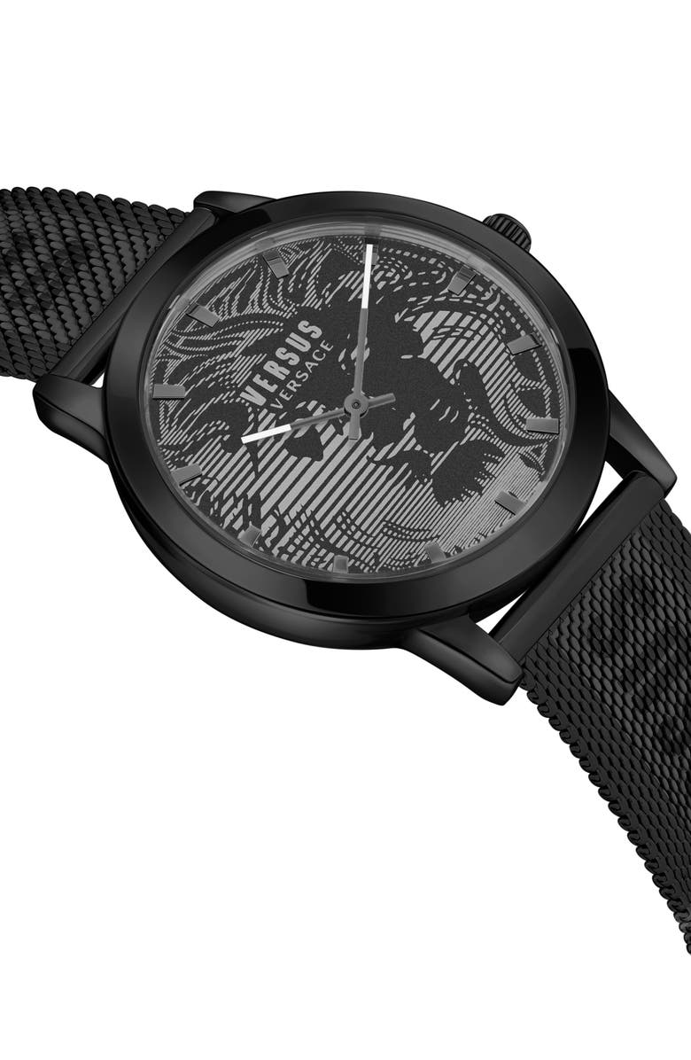 VERSUS Versace Barbes Domus Mesh Strap Watch, 40mm, Alternate, color, 