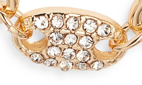 Nordstrom Pave Link Collar Necklace In Gold