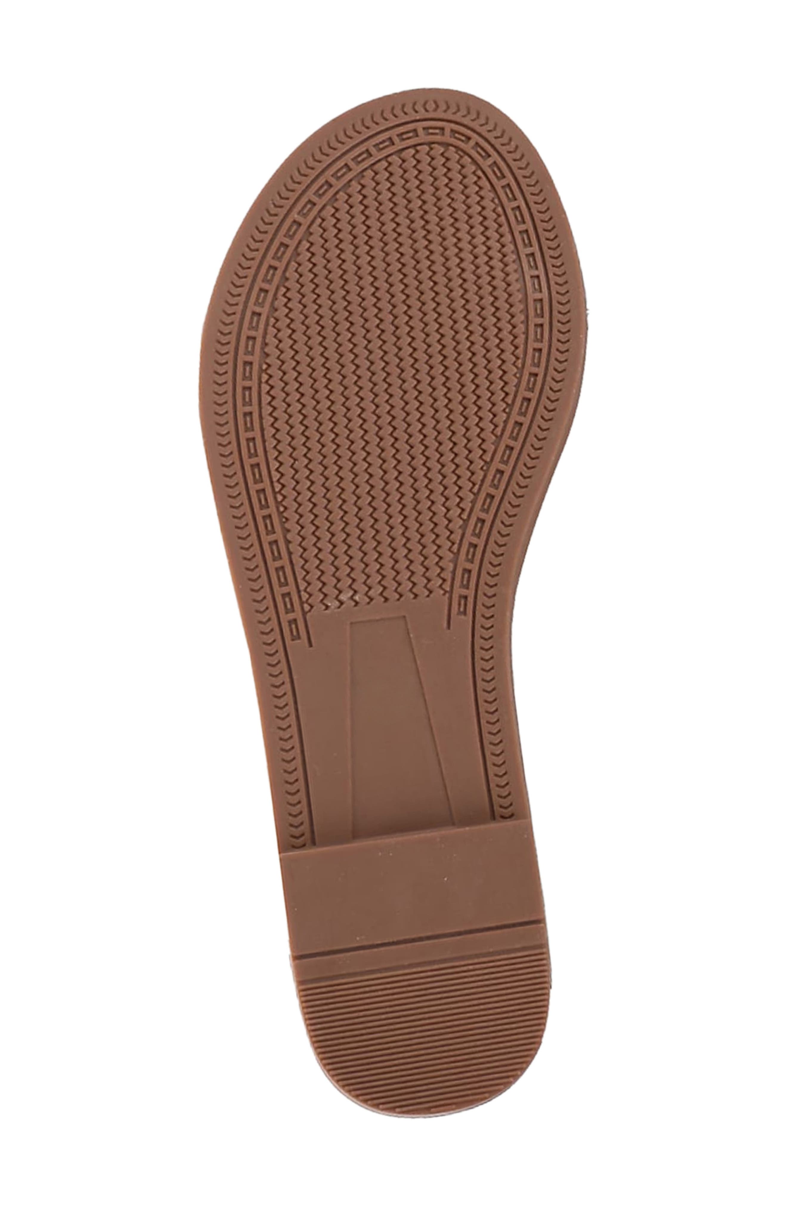 bebe Rhinestone Slide Sandal, Alternate, color, Silver