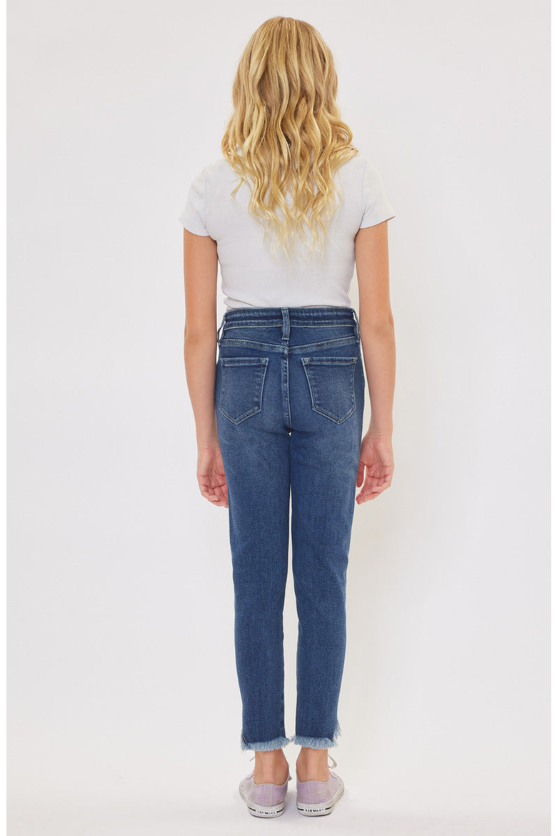 Rio High Rise Ankle Skinny Jeans, Alternate, color, Dark Wash