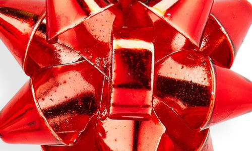 Leith Gift Bow Tiered Drop Earrings In Gold