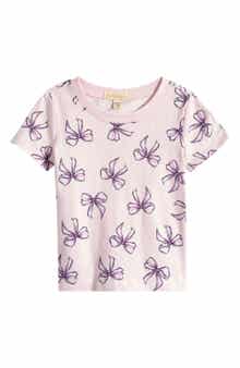 Kids' Bow Printed T-Shirt