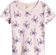 INDIE GOLD Kids' Bow Printed T-Shirt