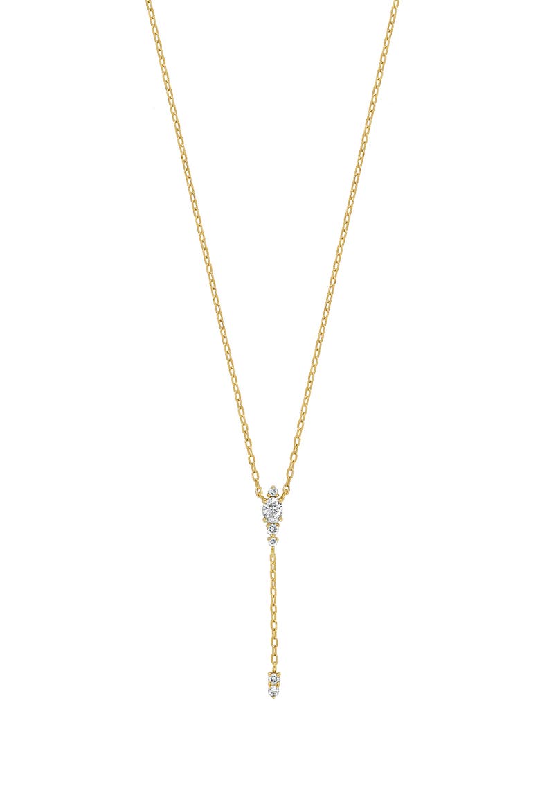 Liora Diamond Y-Necklace (Nordstrom Exclusive), Main, color, 18KY