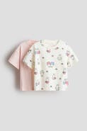 H&M 2-pack printed cotton t-shirts