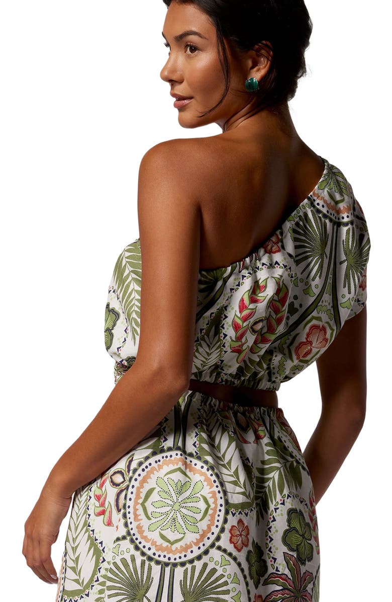 Tori Richard Bazaar Theodora Dress, Alternate, color, Vanilla