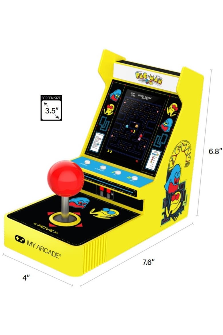 Myarcade Dgunl7073 Joystick Player Pac-Man Retro A, Alternate, color, Multicolor