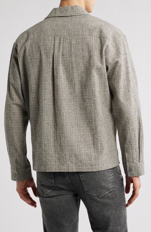 Frame Men's Cotton And Linen Casual Button-down Shirt In Beige Multi