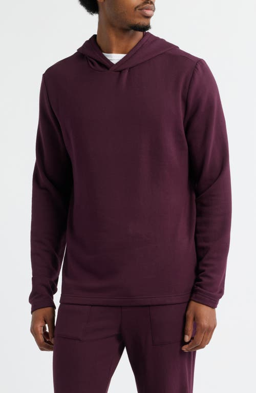 Threads 4 Thought Threads For Thought Dex Featherweight Pullover Hoodie In Burgundy