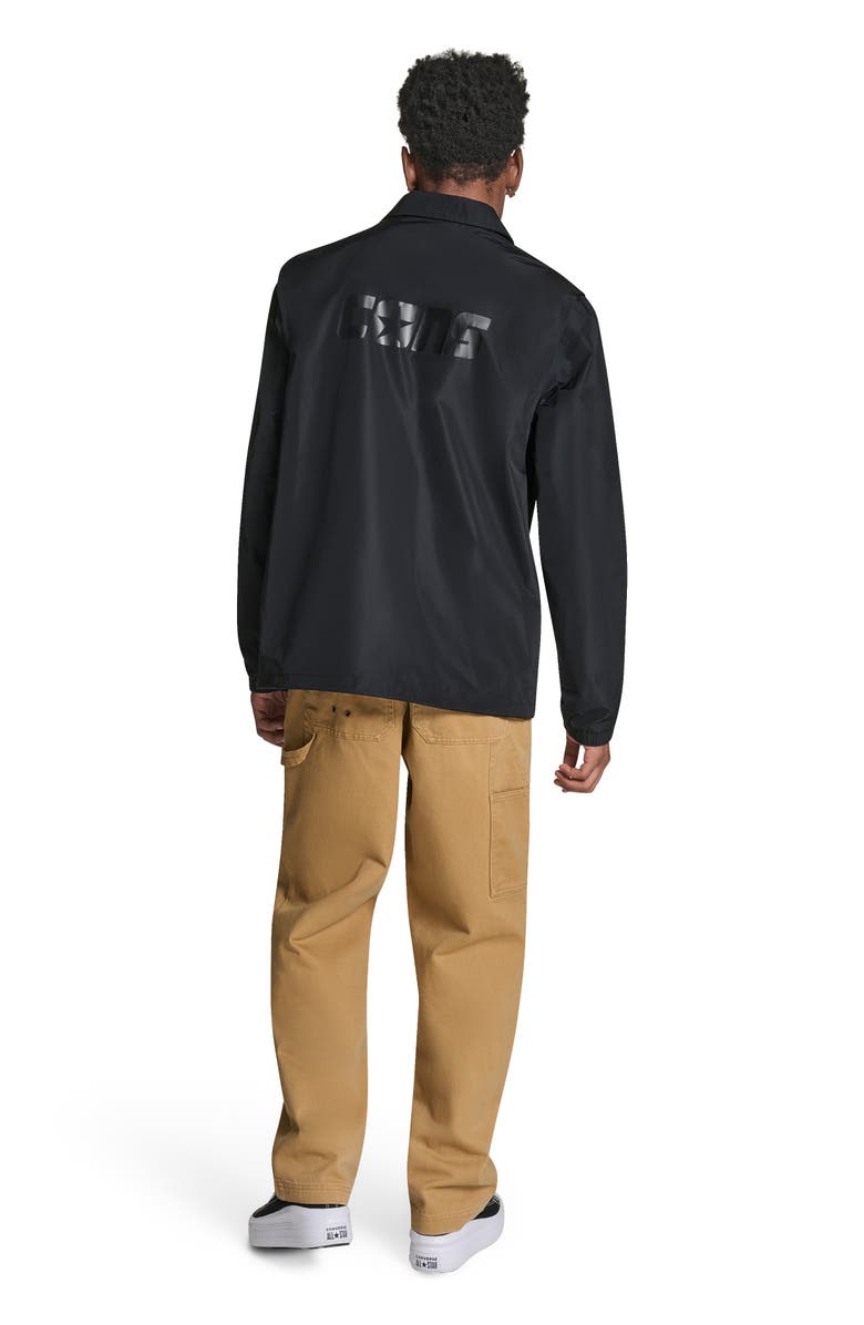 Converse CONS Andover Skate Button Up Jacket, Alternate, color, Converse Black