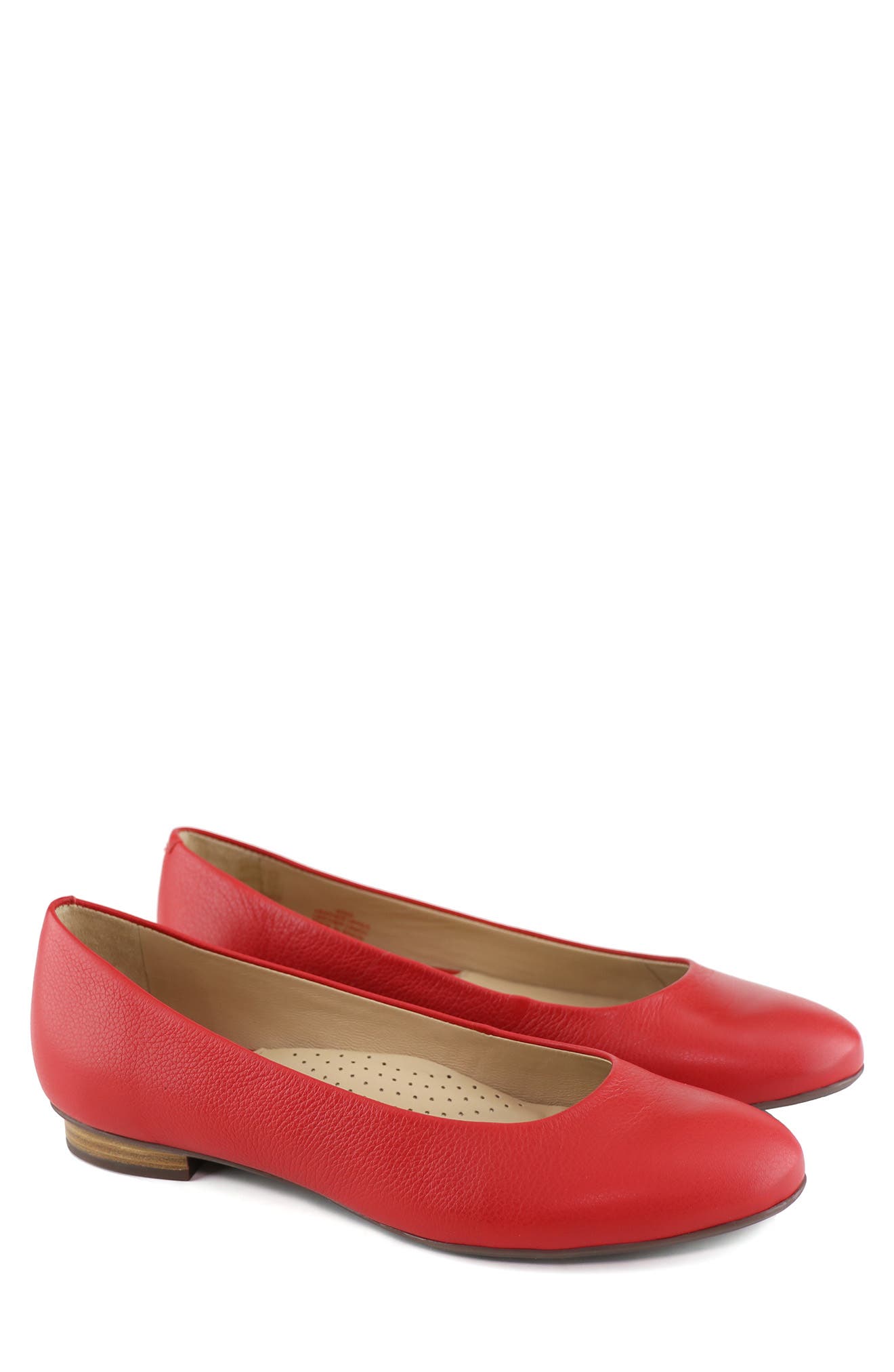Marc Joseph New York Ferris Flat, Alternate, color, Red Napa Soft