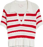 Cinq à Sept Elvire Knit Polo Pullover