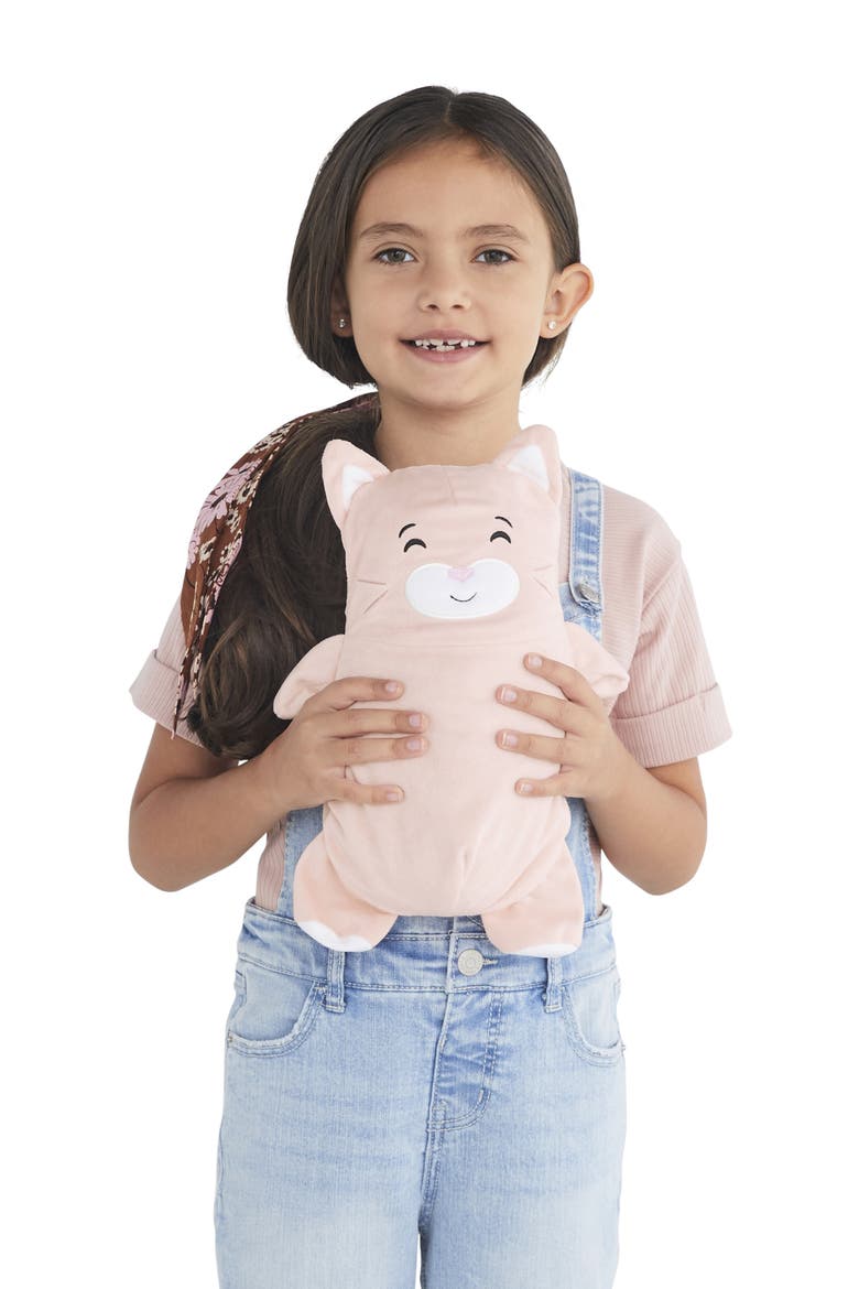 Kali 2-in-1 Stuffed Animal & Hooded Down Jacket, Alternate, color, BLUSH MARL
