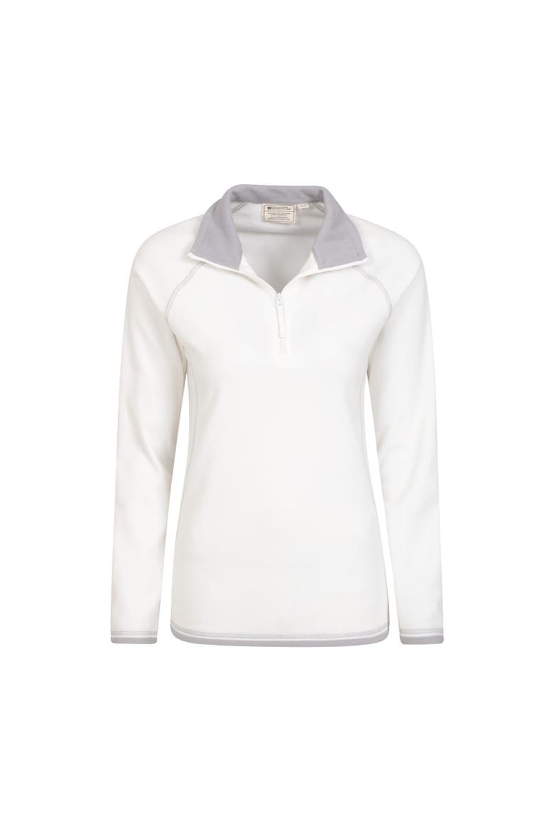 Montana Half Zip Fleece Top, Alternate, color, Beige