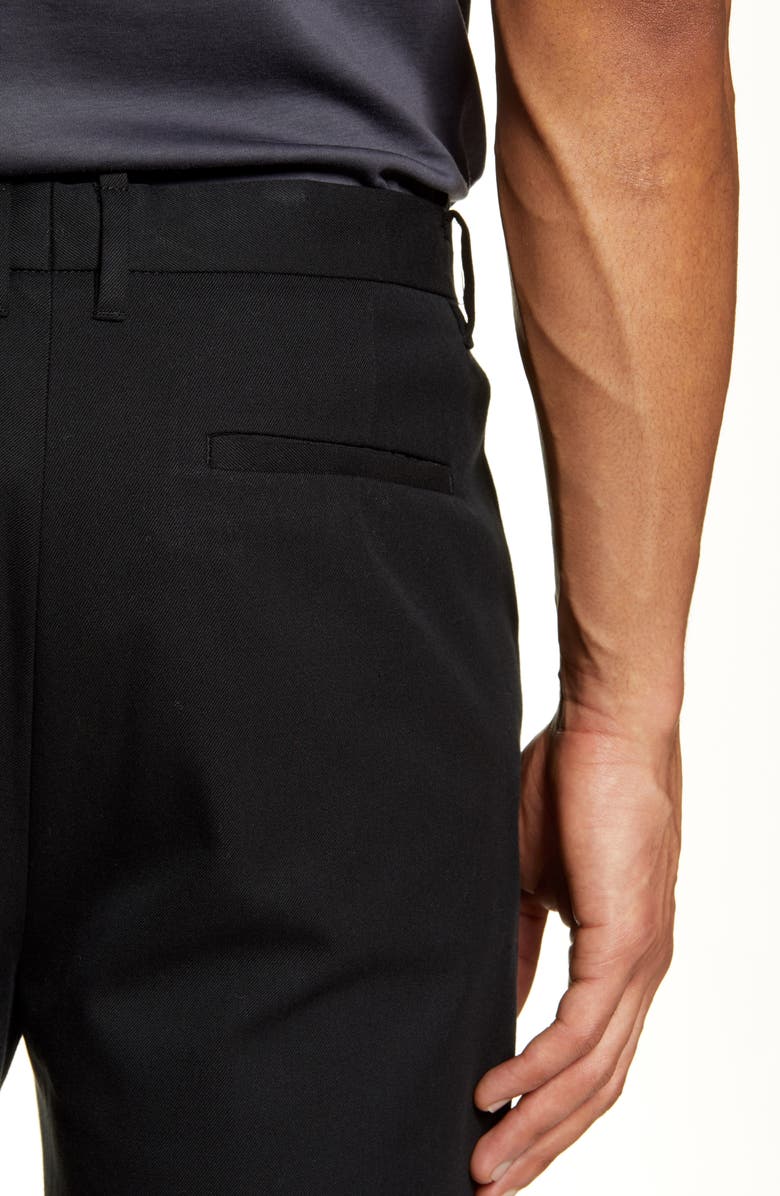 AllSaints Tallis Pleated Cotton & Wool Trousers, Alternate, color, 