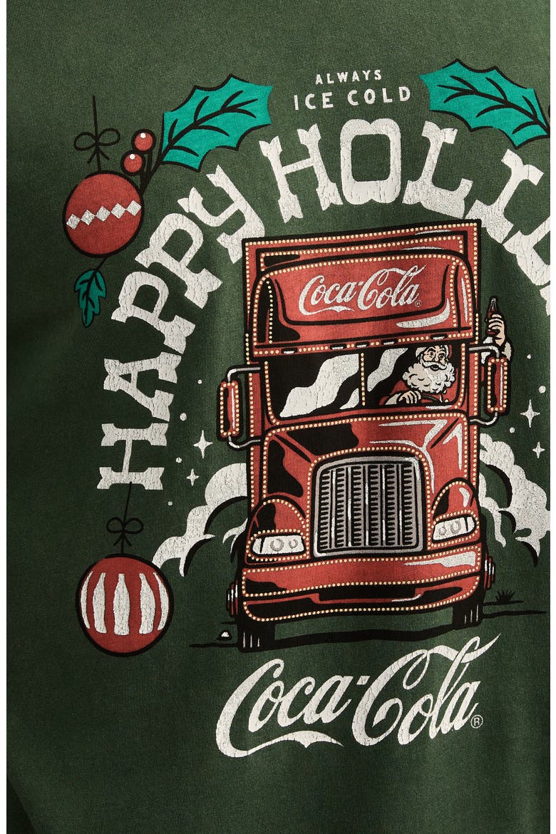 Coca-Cola® Truck Cotton Graphic T-Shirt, Alternate, color, SYCAMORE