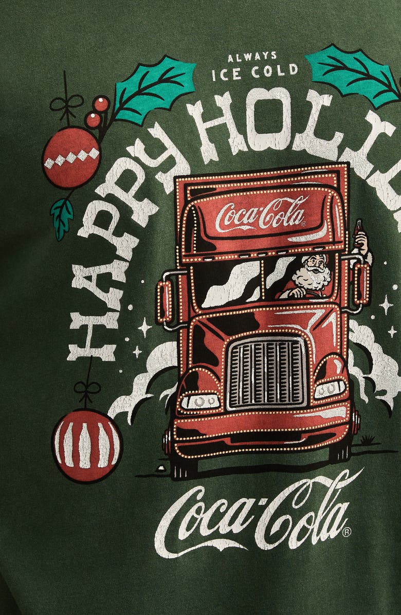 Lucky Brand Coca-Cola<sup>®</sup> Truck Cotton Graphic T-Shirt, Alternate, color, Sycamore