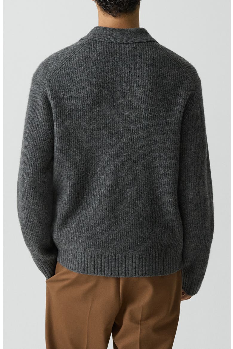 Astor Merino Wool Blend Sweater, Alternate, color, CHARCOAL