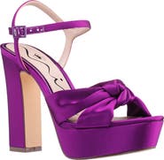 Nina Sherlee Ankle Strap Platform Slide Sandal