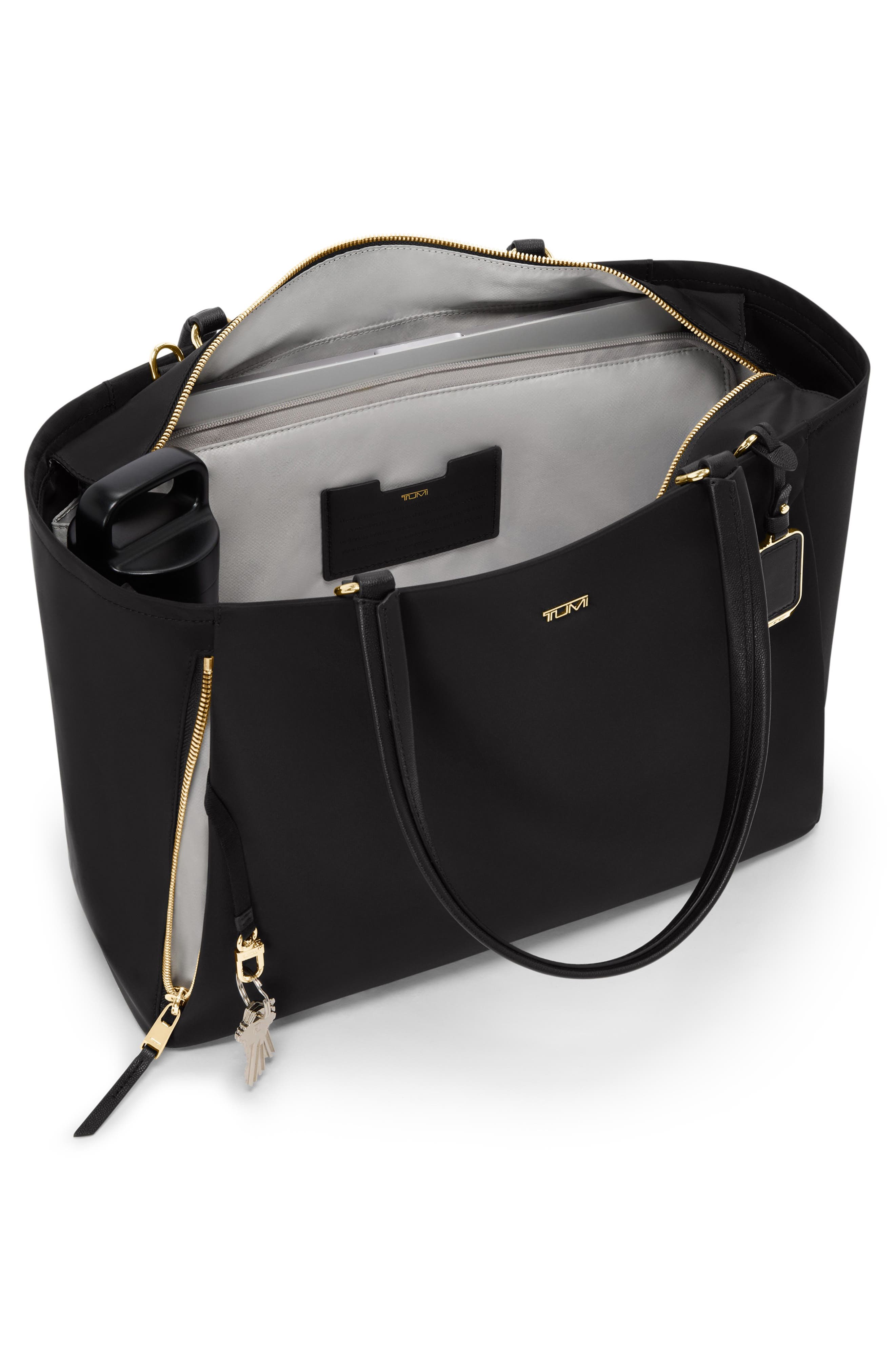 Valetta Large Tote, Alternate, color, BLACK/ GOLD