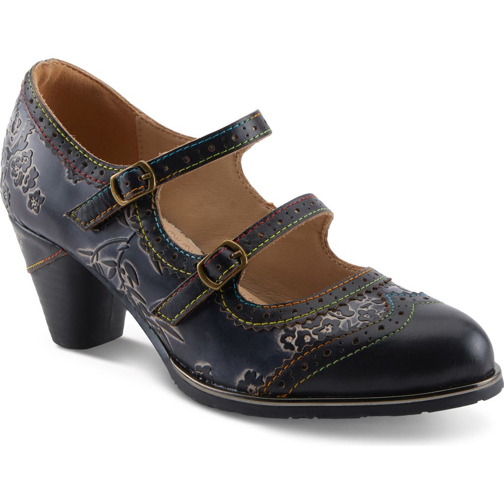 L'artiste By Spring Step Gaviria Mary Jane Pump In Black