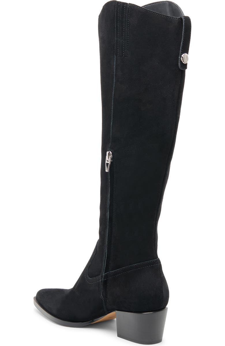 Dolce Vita Virona Water Resistant Boot, Alternate, color, Onyx Suede H2o