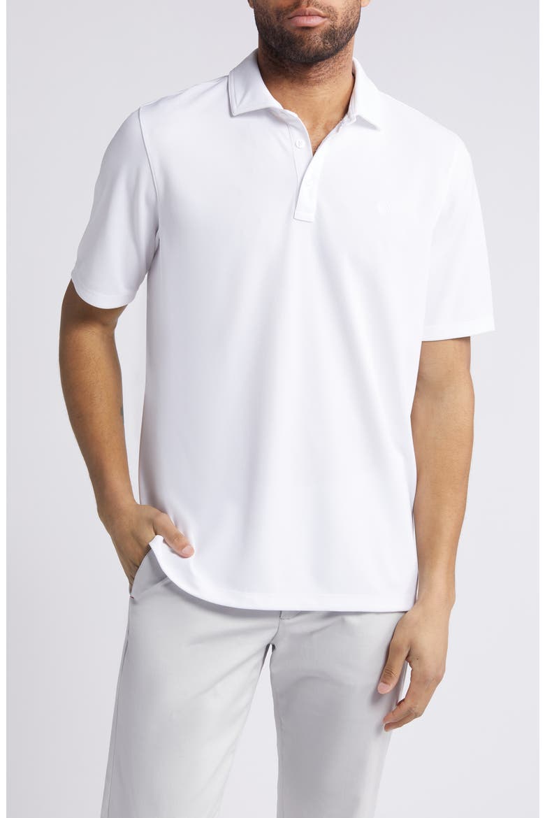 XC4 Cool Degree Performance Polo, Main, color, WHITE