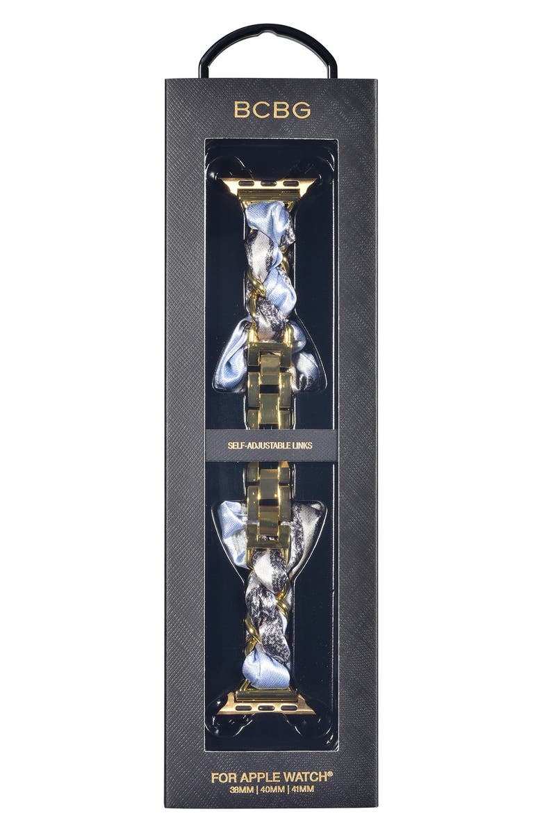 RItech Scarf & Chain Watch Band, Alternate, color, Navy