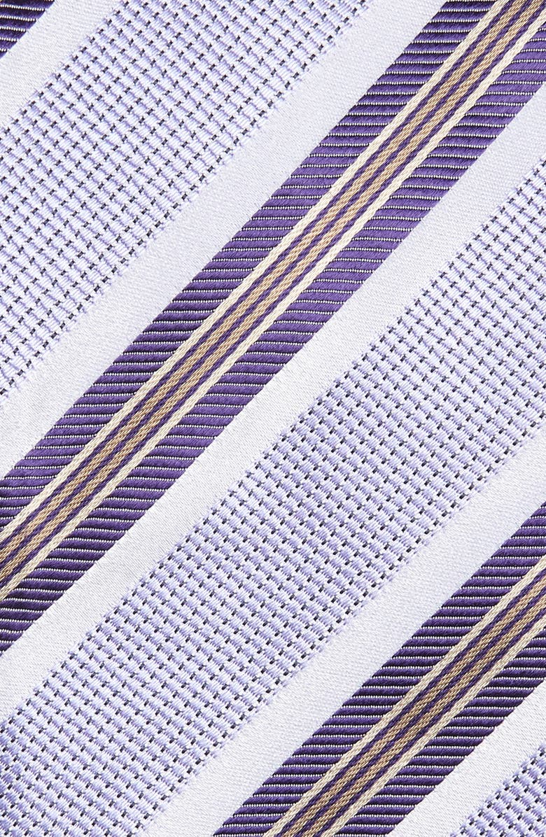 Canali Diagonal Stripe Silk Tie, Alternate, color,