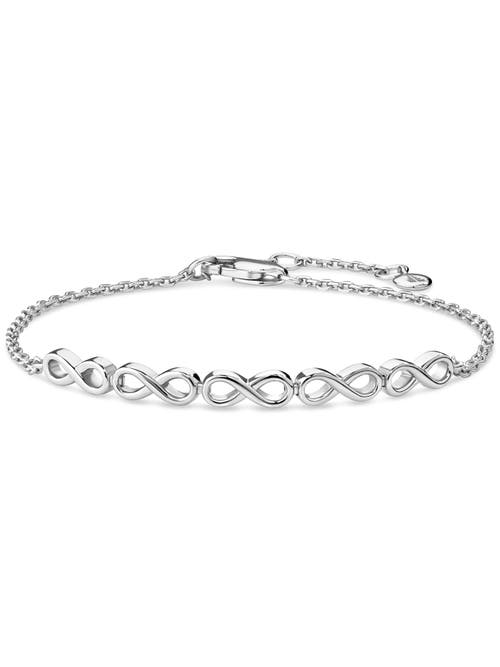 Devata Infinity Chain Bracelet In Silver