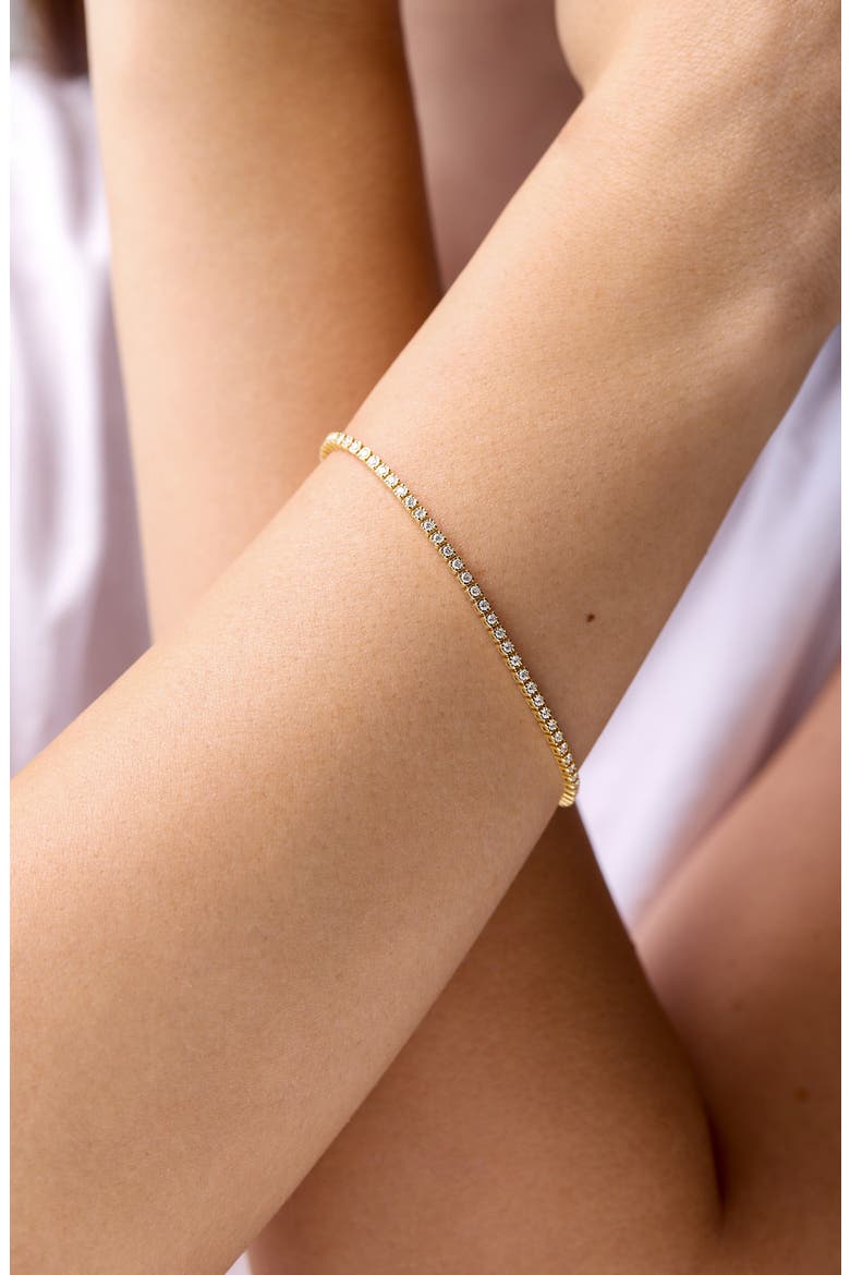 Audrey Diamond Tennis Bracelet, Alternate, color, 18K WHITE GOLD