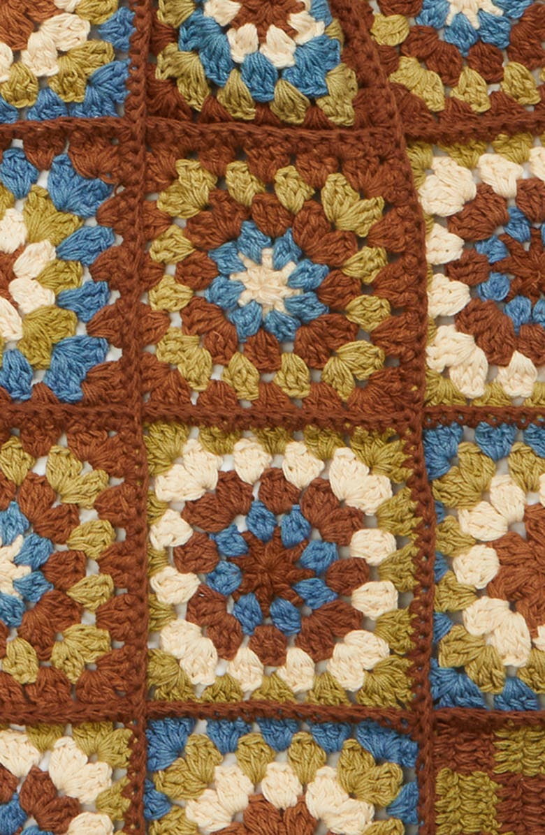 Story mfg. Piece Organic Cotton Crochet Scarf, Alternate, color,