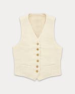 Fortela Demi-Linen Tailored Vest