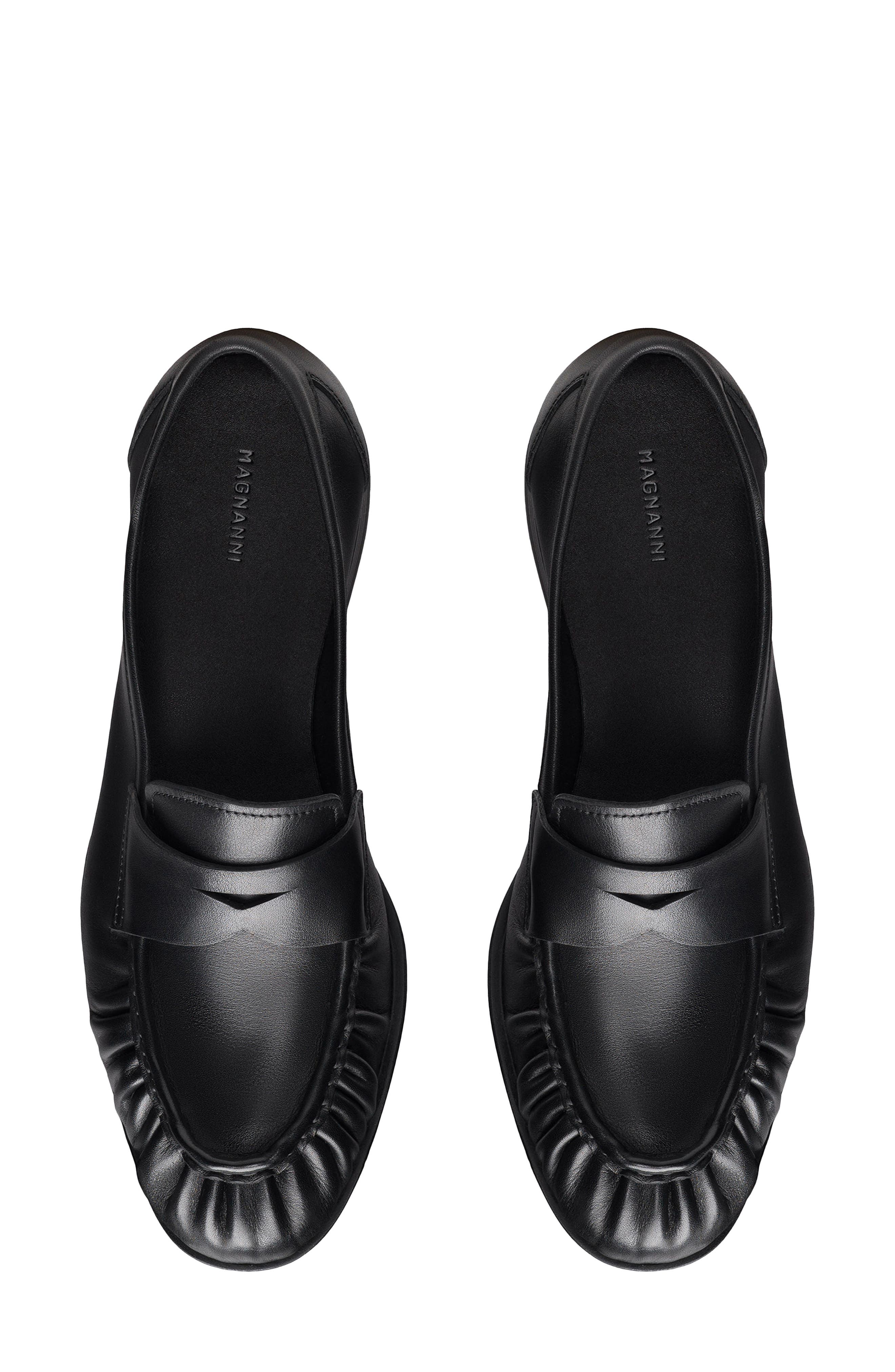 Magnanni Carmela Penny Loafer, Alternate, color, Black