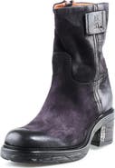 A.S.98 Slate Leather Bootie