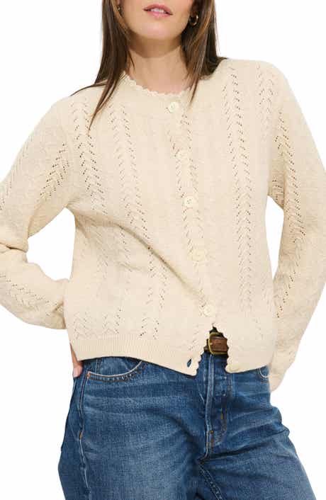 Annalise Pointelle Cardigan