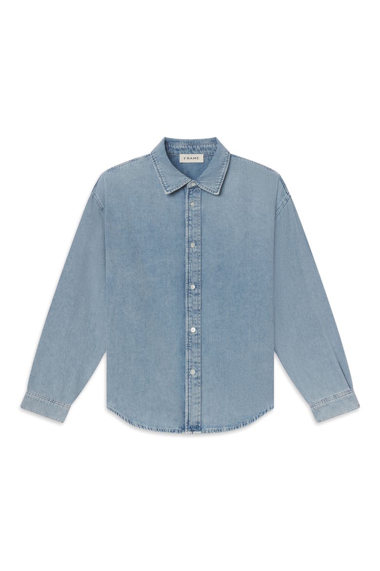 Classic Denim Button-Up Shirt, Alternate, color, SUNDAY