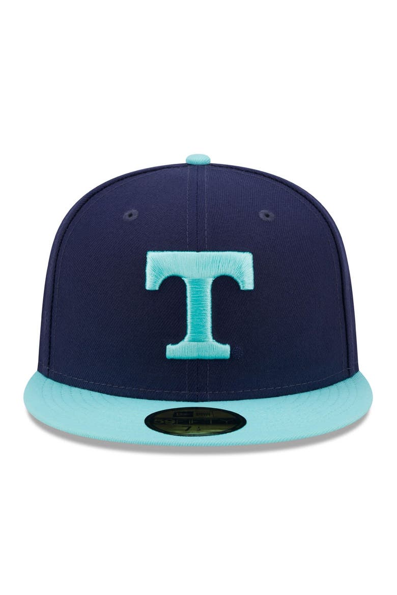 Men's New Era Navy/Light Blue Tennessee Volunteers 59FIFTY Fitted Hat, Alternate, color, Navy